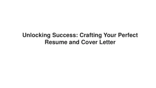 Your resume witer