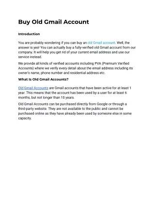 Buy Old Gmail Account-buysmmit