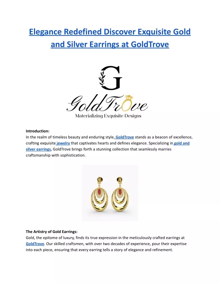 elegance redefined discover exquisite gold