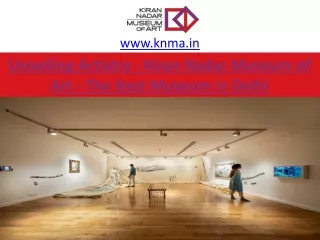 Unveiling Artistry - Kiran Nadar Museum of Art - The Best Museum in Delhi