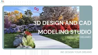 3d design and cad modeling studio