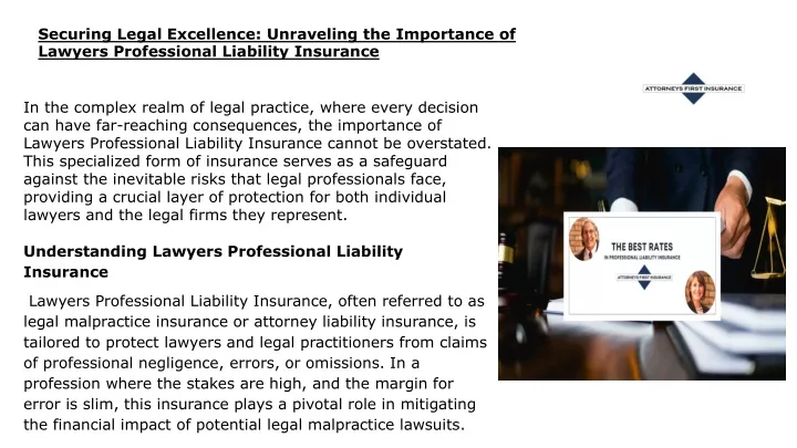 securing legal excellence unraveling
