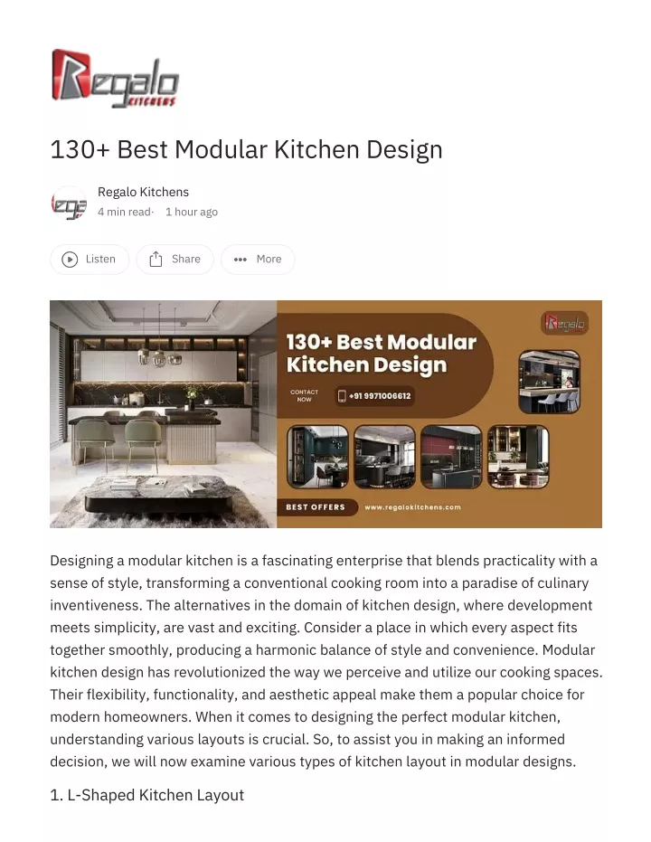130 best modular kitchen design