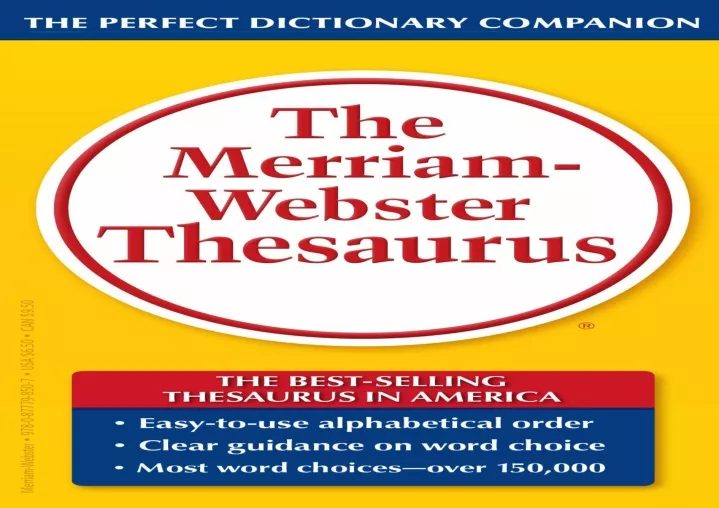 get pdf download the merriam webster thesaurus