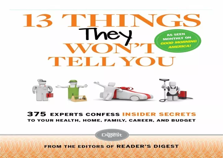 download pdf 13 things they won t tell