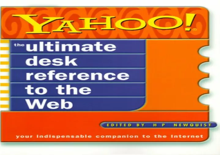 pdf yahoo the ultimate desk reference