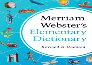 ⭐READ [PDF]⭐  Merriam-Webster’s Elementary Dictionary | Features 37,000  wo