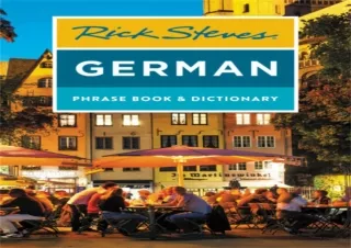 ⭐READ [PDF]⭐  Rick Steves German Phrase Book & Dictionary (Rick Steves Trav