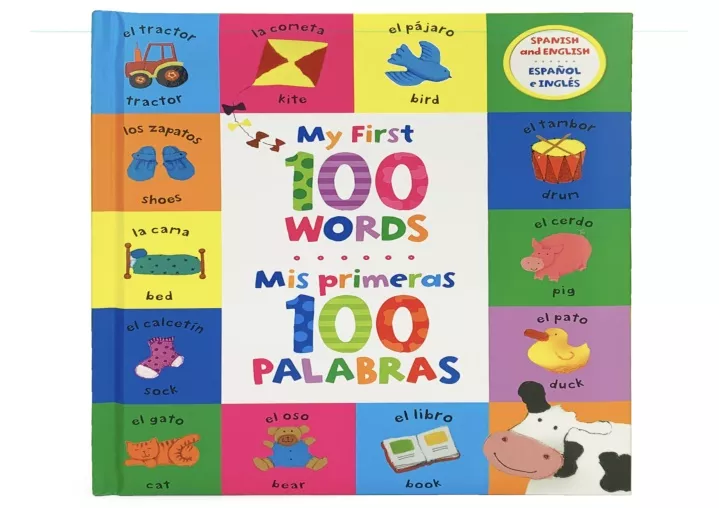 pdf read online my first 100 words mis primeras