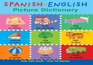 ❤Download Book [PDF]❤  Spanish-English Picture Dictionary: Learn Spanish fo