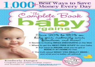 √Read ebook [PDF]⭐  The Complete Book of Baby Bargains: 1,000  Best Ways to