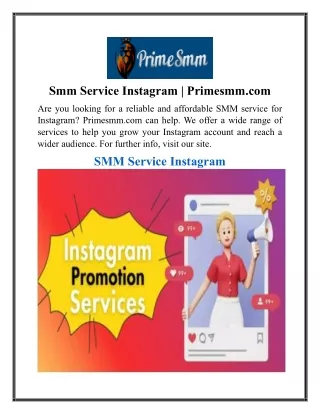 smm service instagram primesmm com