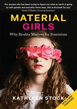 Pdf⚡️(read✔️online) Material Girls: Why Reality Matters for Feminism