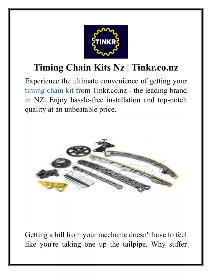 timing chain kits nz tinkr co nz