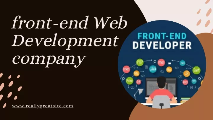 front end web development company