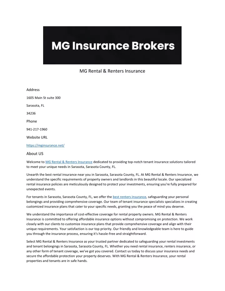 mg rental renters insurance