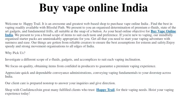 buy vape online india