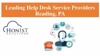 Help Desk Service Providers Reading, PA
