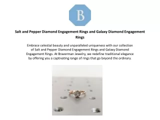 Buy Best Salt and Pepper Diamond Engagement Rings Online