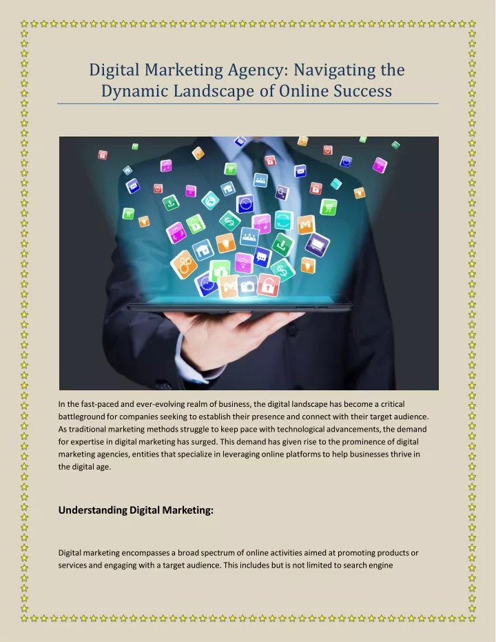 digital marketing agency navigating the dynamic landscape of online success