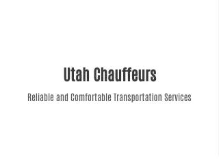 UtahTaxiService offers