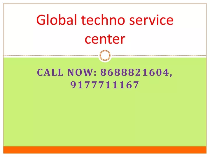 global techno service center