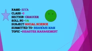 name siya class 9 section chaucer roll
