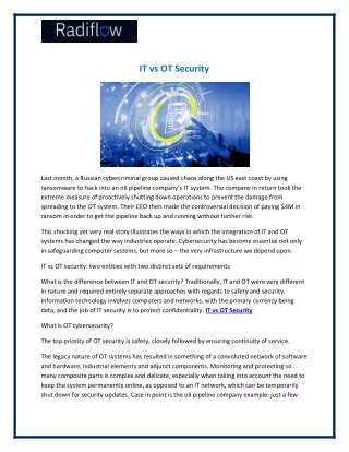 it vs ot security