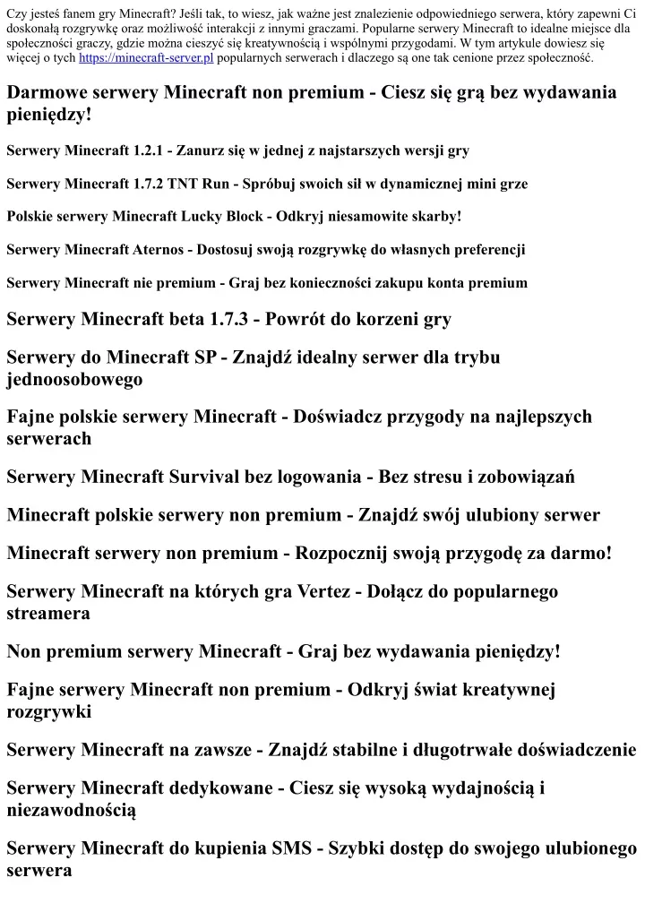 czy jeste fanem gry minecraft je li tak to wiesz