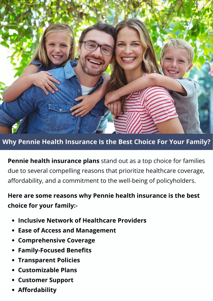 why pennie health insurance is the best choice