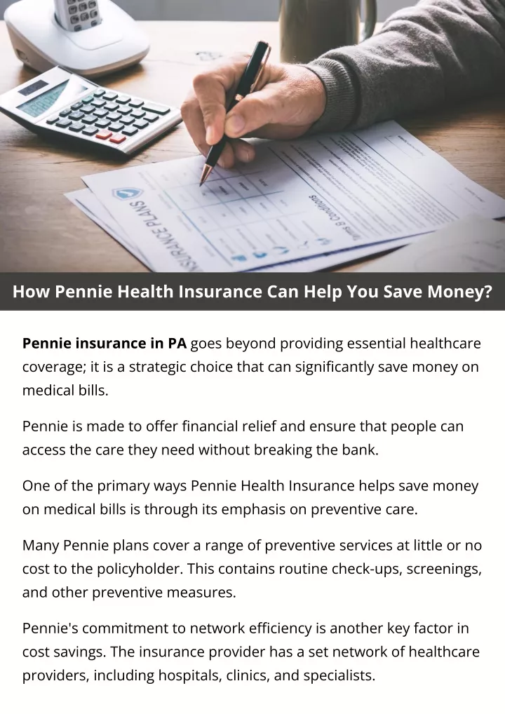 how pennie health insurance can help you save