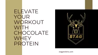 Elevate Your Workout With Chocolate Whey Protein