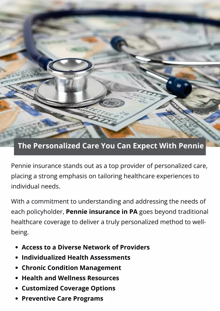 the personalized care you can expect with pennie