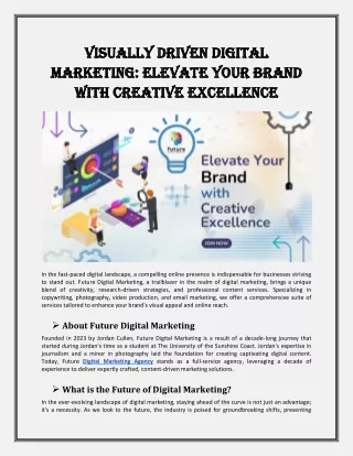 Visually Driven Digital Marketing: Elevate Your Brand with Creative Excellence