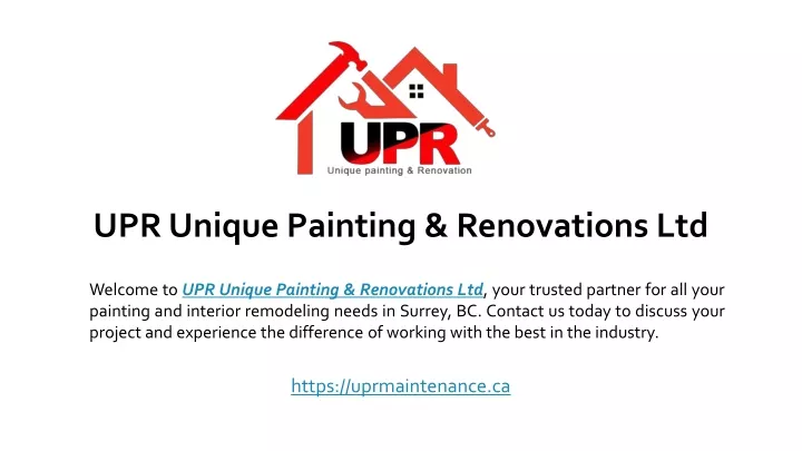 upr unique painting renovations ltd