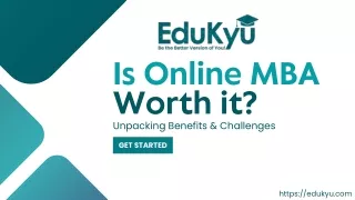 Is online MBA worth it?