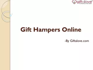 Gift Hampers Online