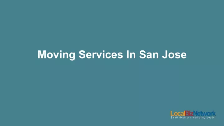 moving services in san jose