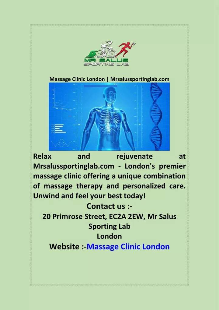 massage clinic london mrsalussportinglab com