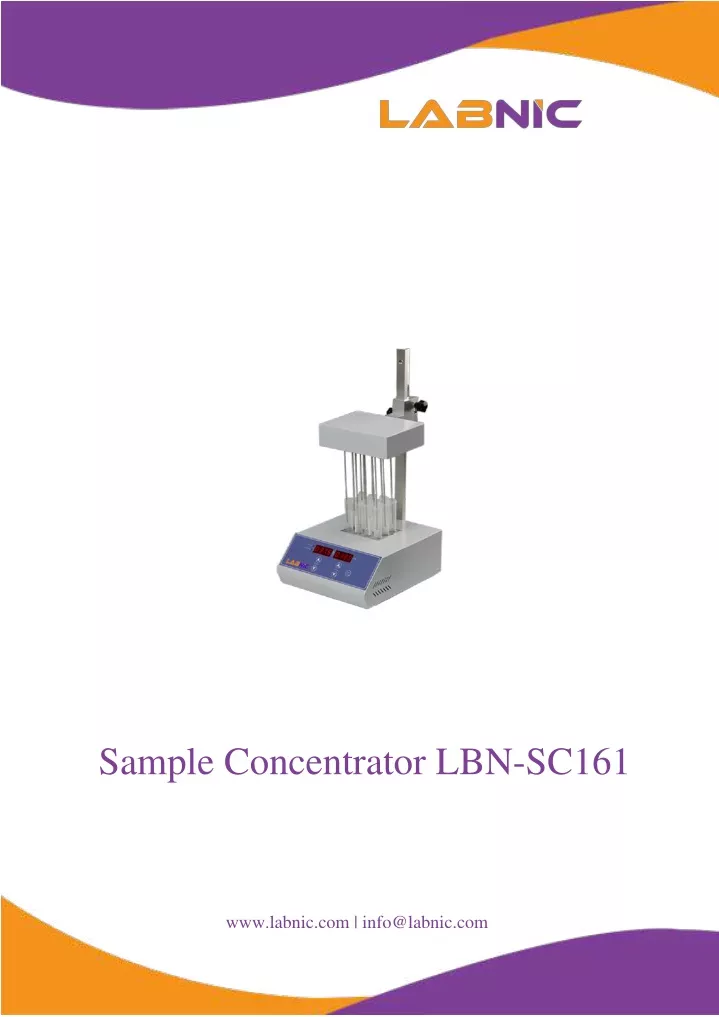 sample concentrator lbn sc161