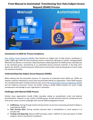 From Manual to Automated_ Transitioning Your Data Subject Access Request (DSAR) Process