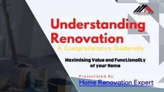 Understanding Renovation A Comprehensive Guide