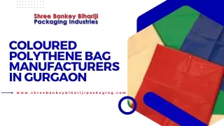 Leading Coloured Polythene Bag Manufacturers in Gurgaon and Beyond