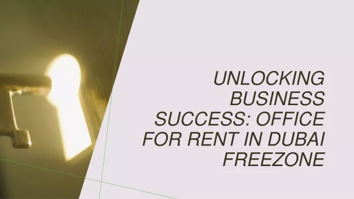 unlocking business success office for rent in dubai freezone