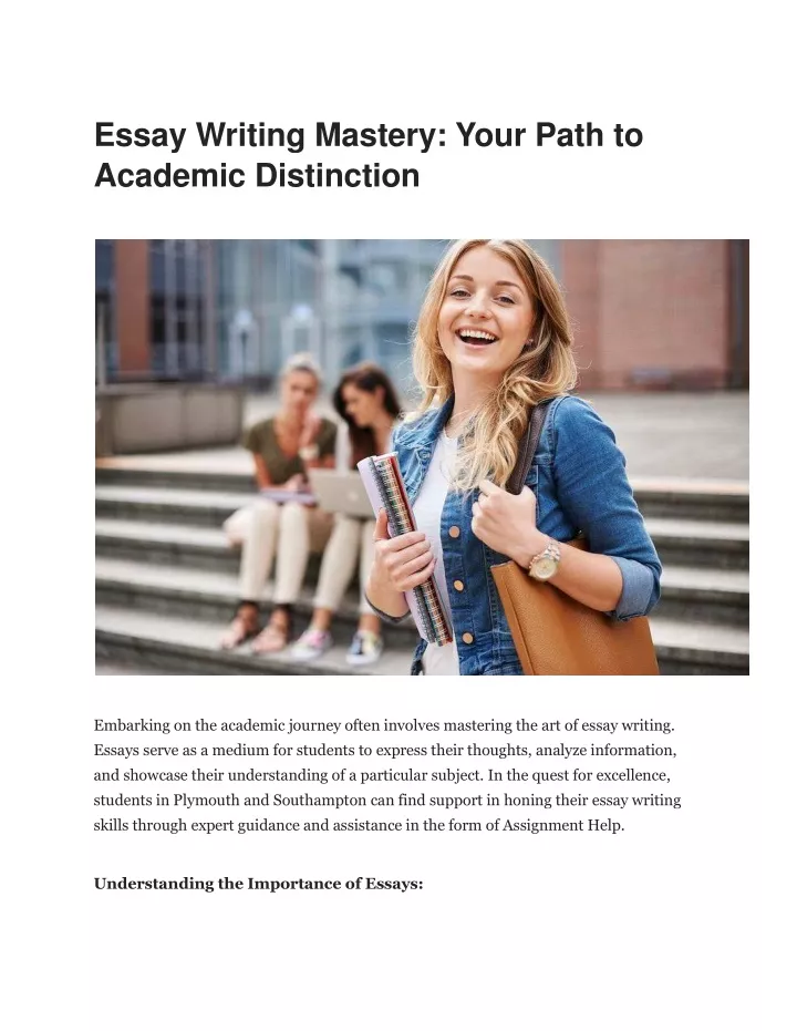 essay writing mastery your path to academic