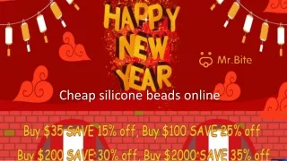Cheap silicone beads online