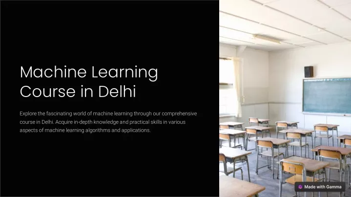 machine learning course in delhi