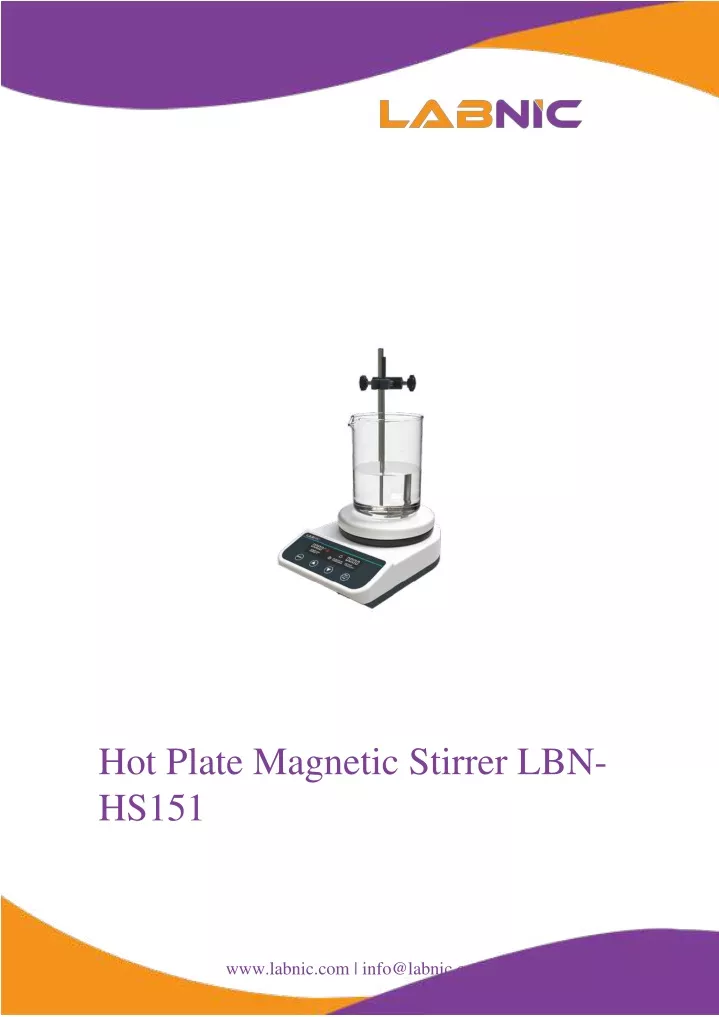 hot plate magnetic stirrer lbn hs151
