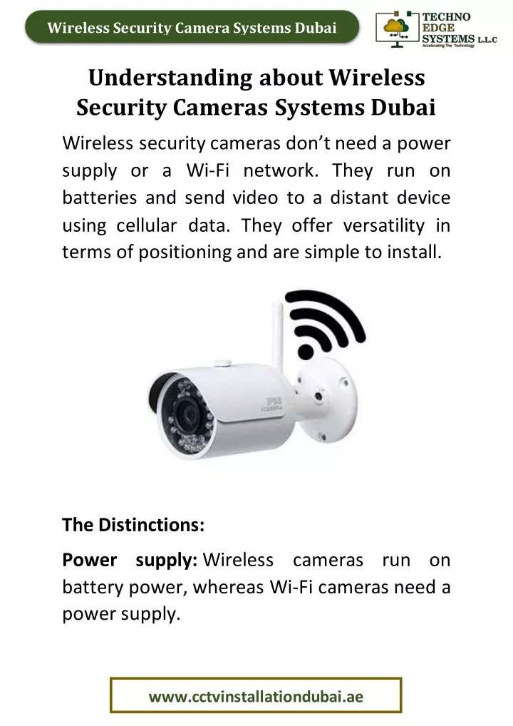wireless security camera systems dubai