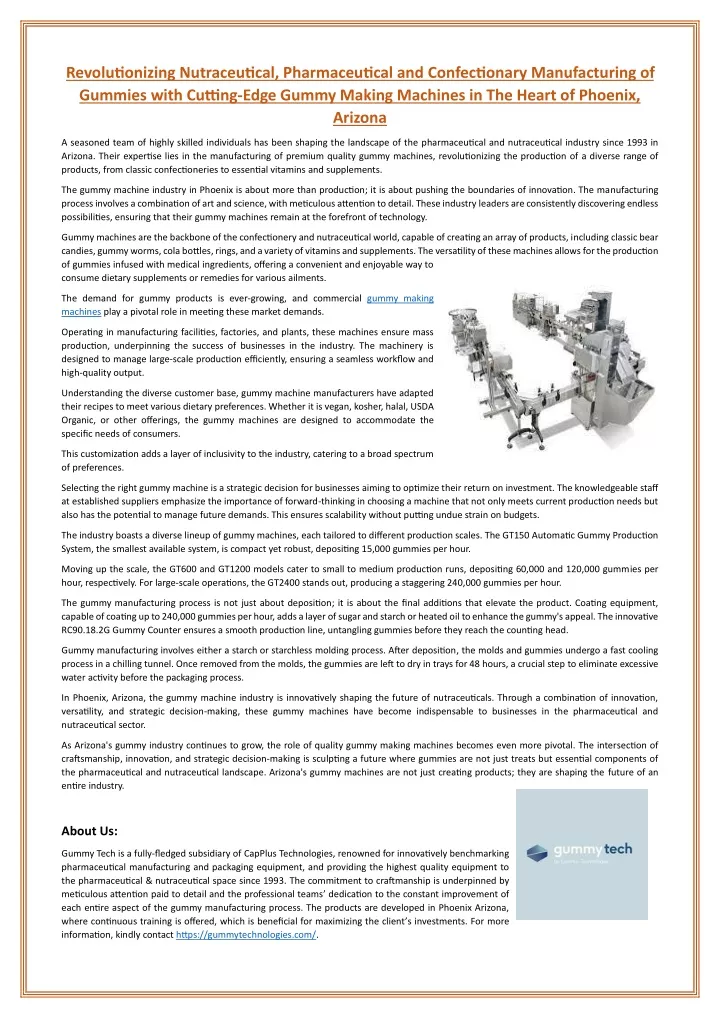 revolutionizing nutraceutical pharmaceutical